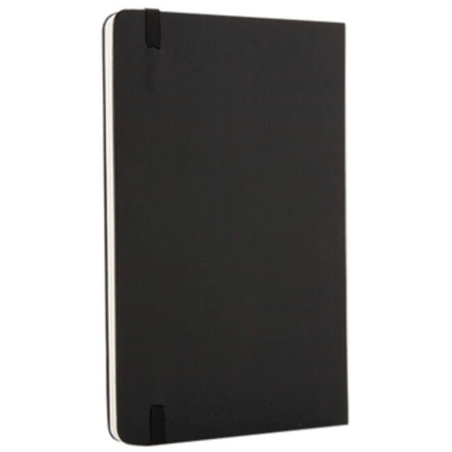 Notitieboek Moleskine pocket 90x140mm blanco hard cover zwart