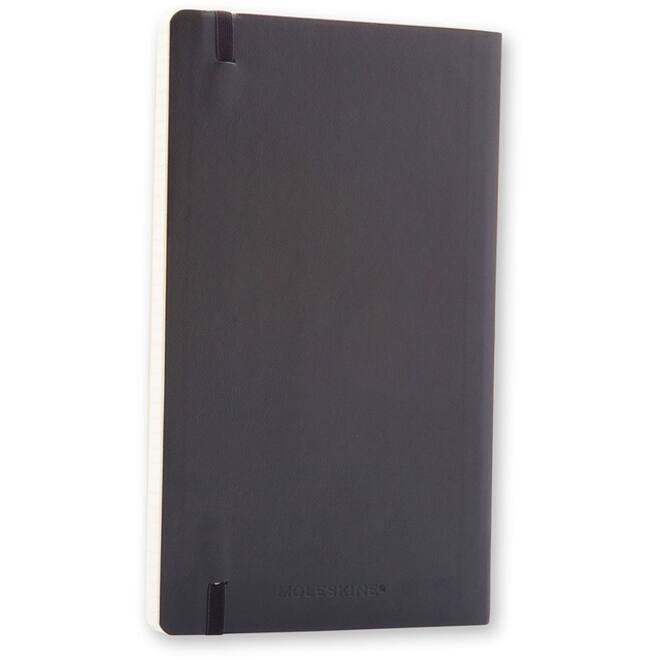 Notitieboek Moleskine XL 190x250mm lijn soft cover zwart