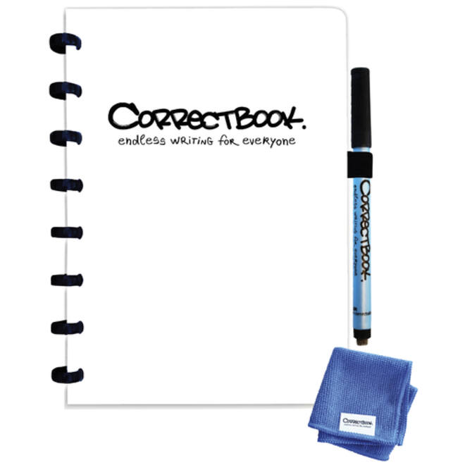 Notitieboek Correctbook A5 lijn 40blz inspirational white