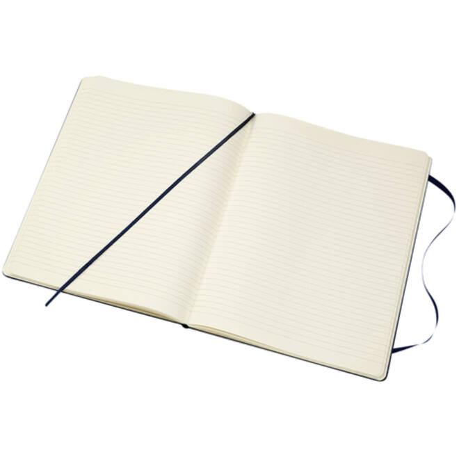 Notitieboek Moleskine XL 190x250mm lijn hard cover sapphire blue