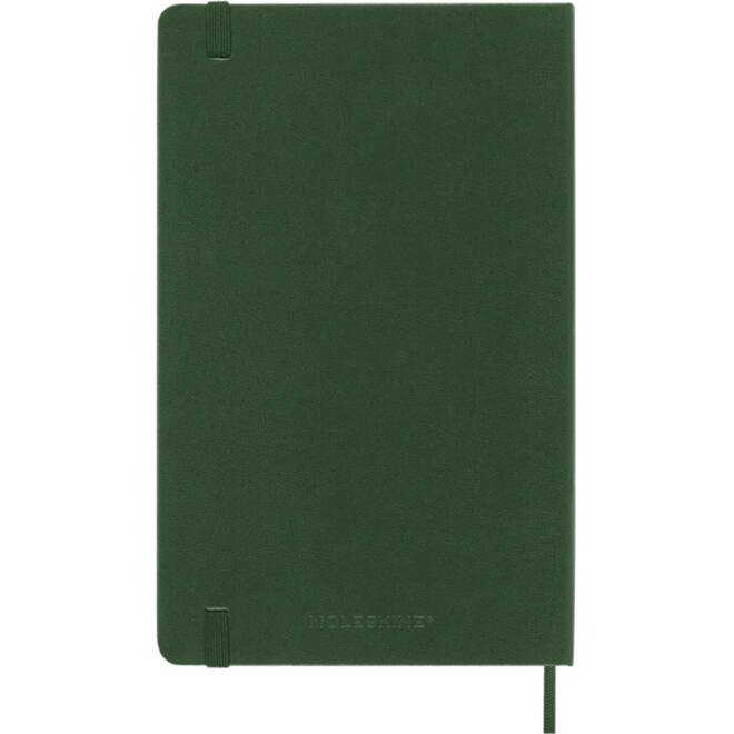 Notitieboek Moleskine large 130x210mm blanco hard cover myrtle green