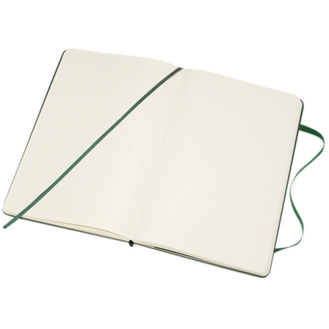 Notitieboek Moleskine large 130x210mm blanco hard cover myrtle green