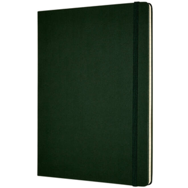 Notitieboek Moleskine XL 190x250mm lijn hard cover myrtle green