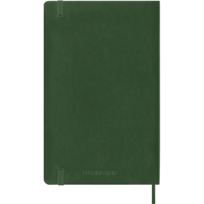 Notitieboek Moleskine large 130x210mm lijn soft cover myrtle green