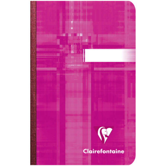 Notitieboek Clairefontaine 90x140mm lijn assorti