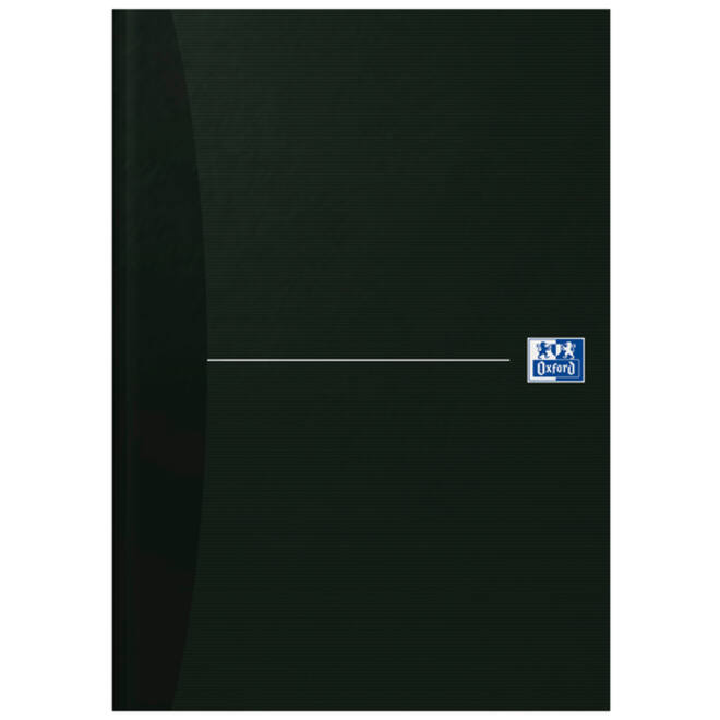 Notitieboek Oxford Office Essentials A4 96vel lijn zwart