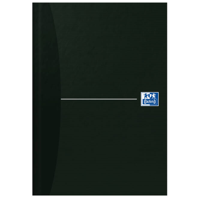 Notitieboek Oxford Office Essentials A5 96vel lijn zwart