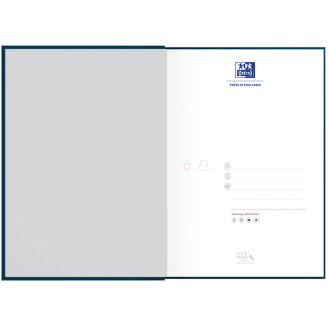 Notitieboek Oxford Office Essentials A5 96vel lijn zwart