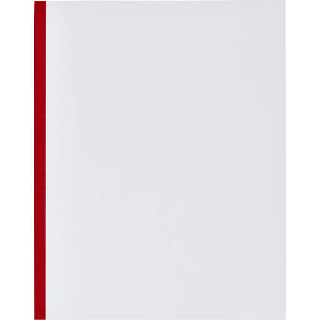 Kasboek 165x210mm 160blz 1 kolom rode rug assorti