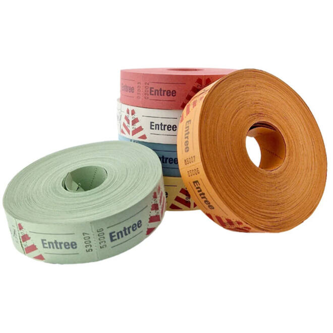 Entreebewijs Combicraft nummering 1-1000 wit