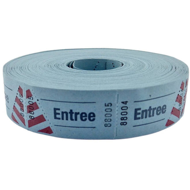 Entreebewijs Combicraft nummering 1-1000 blauw