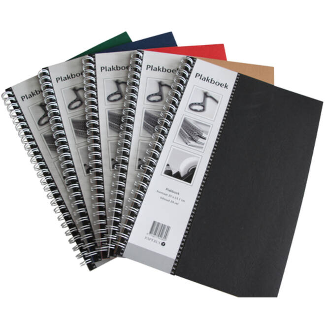 Plakboek Papyrus 160x215mm 40vel assorti