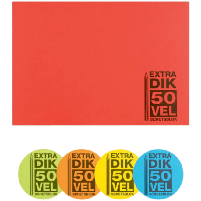 Schetsboek Papyrus 210x297mm 120gr 50vel