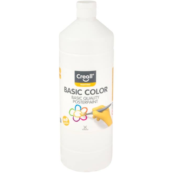 Plakkaatverf Creall basic wit 1000ml