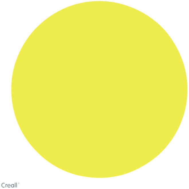 Plakkaatverf Creall fluor geel 250ml