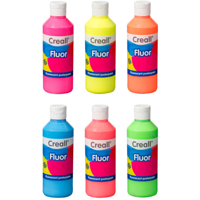 Plakkaatverf Creall fluor groen 250ml