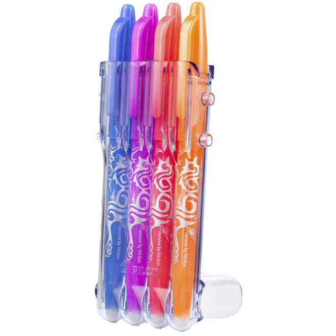 Rollerpen PILOT friXion medium fun assorti Set2Go à 4 stuks