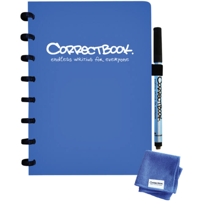 Notitieboek Correctbook A5 lijn 40blz earthy blue