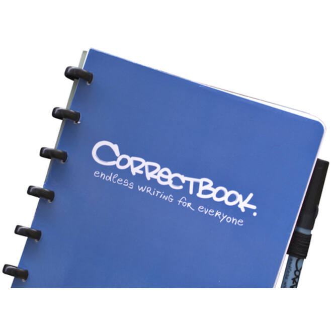 Notitieboek Correctbook A5 lijn 40blz earthy blue