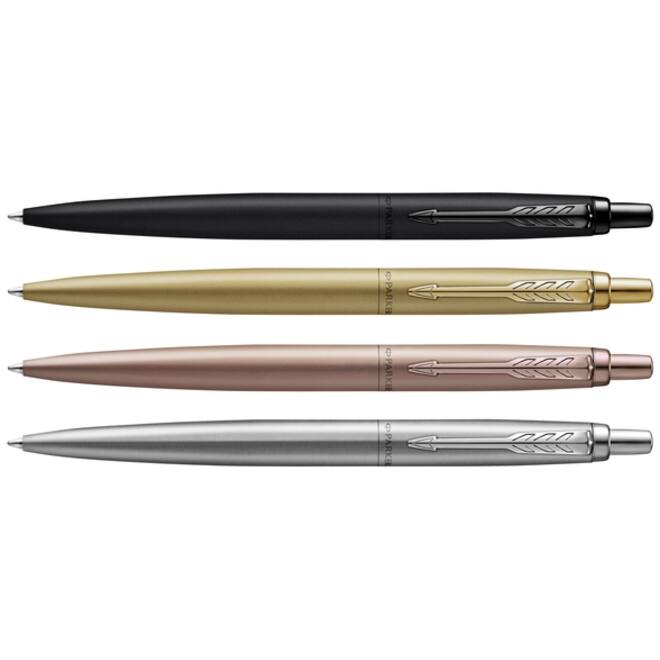 Balpen Parker Jotter XL Monochrome pink gold medium blister à 1 stuk