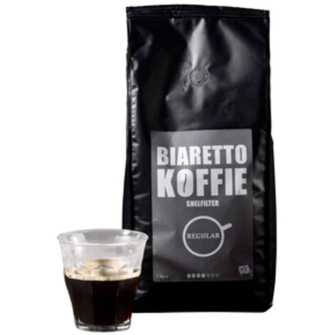 Koffie Biaretto snelfiltermaling regular 1000 gram