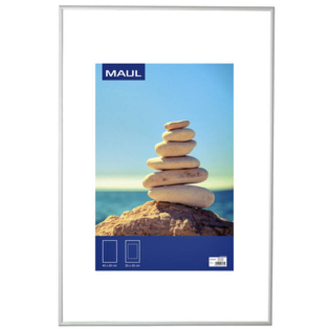Fotolijst MAUL design 40x60cm aluminium frame zilver