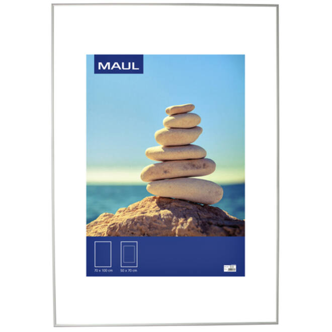 Fotolijst MAUL design 70x100cm aluminium frame zilver