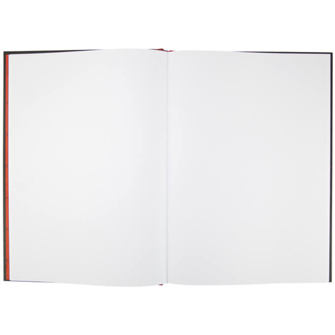 Notitieboek Oxford Black n' Red A4 96vel blanco