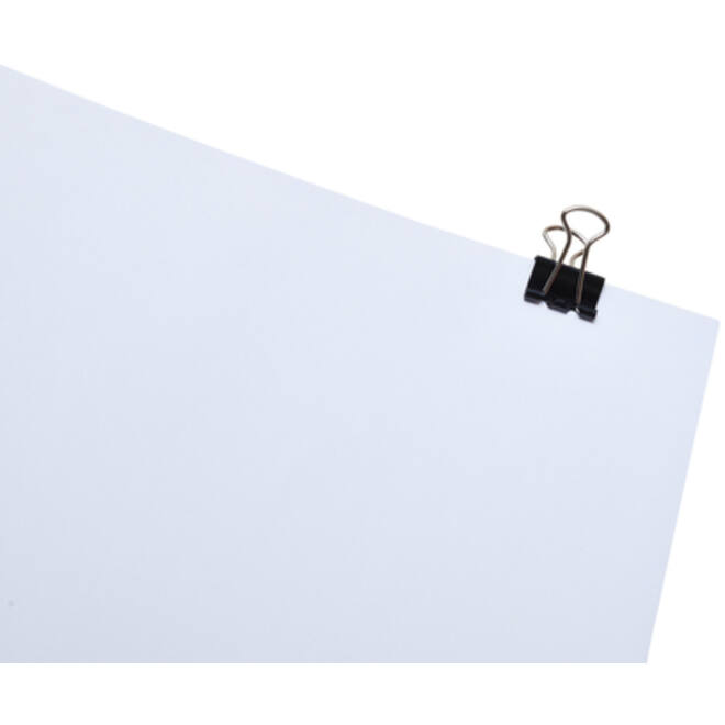 Papierklem MAUL 215 foldback 13mm capaciteit 4mm zwart