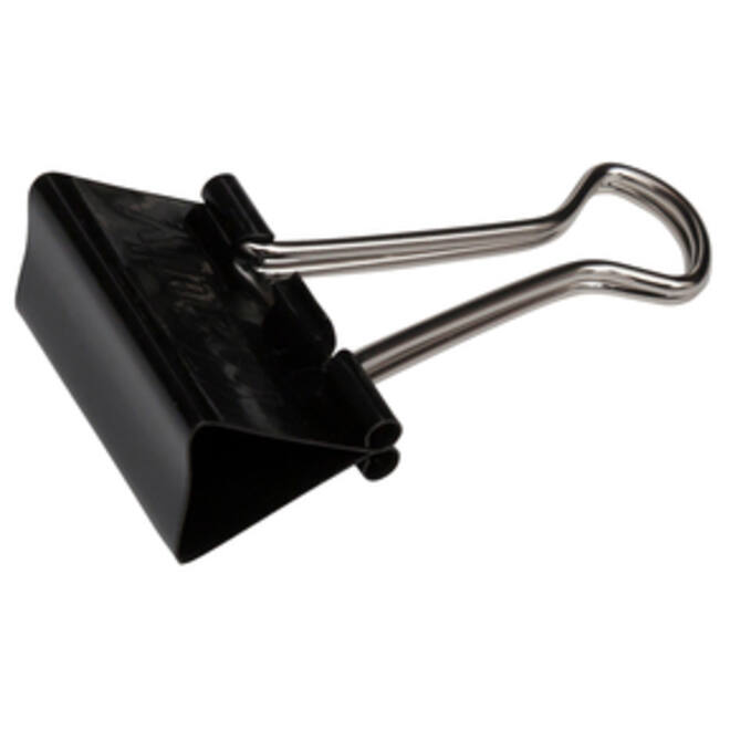Papierklem MAUL 215 foldback 32mm capaciteit 13mm zwart