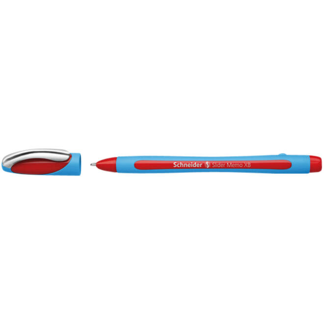 Balpen Schneider Slider Memo extra breed rood