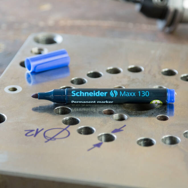 Viltstift Schneider Maxx 130 rond 1-3mm blauw