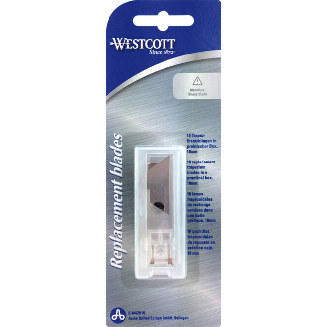 Reservemessen Westcott 18mm voor E-84019