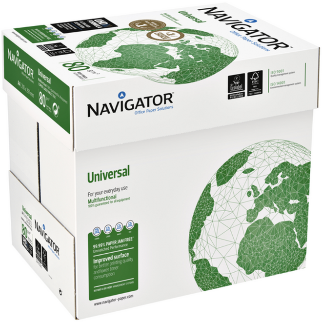 Kopieerpapier Navigator Universal A4 80gr wit 500vel