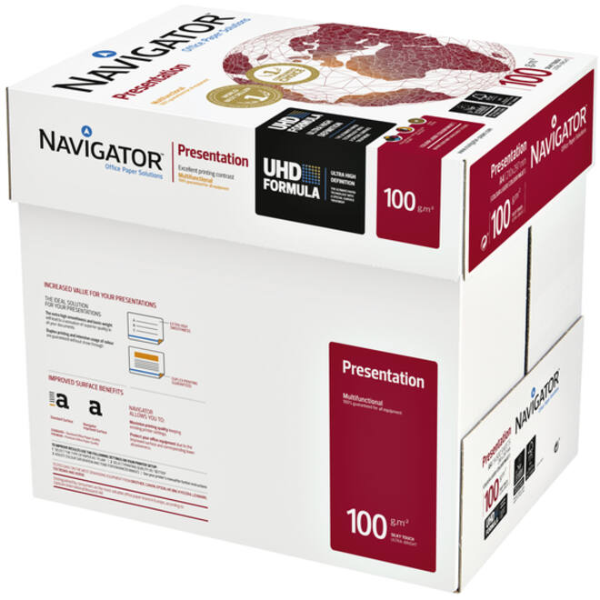 Kopieerpapier Navigator Presentation A4 100gr wit 500vel