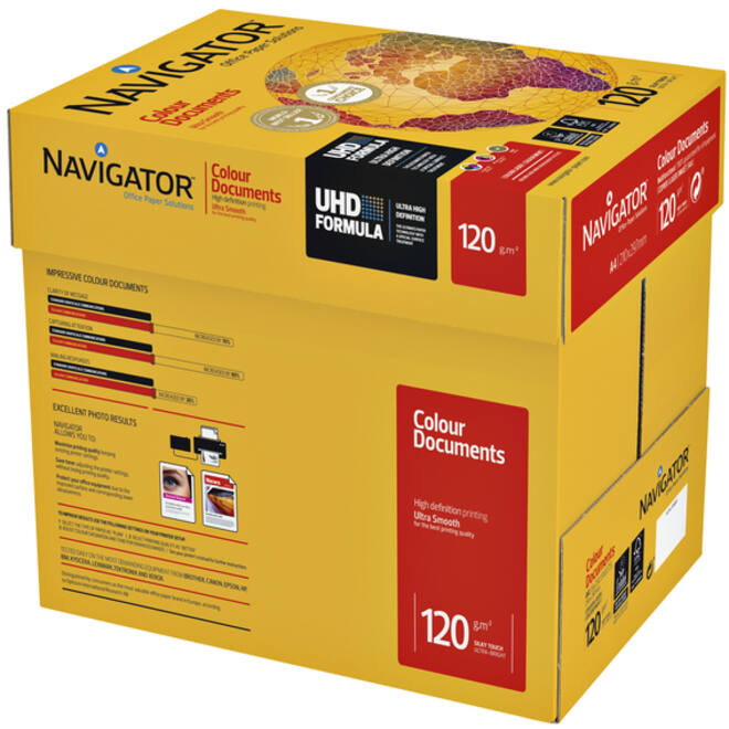 Kopieerpapier Navigator Colour Documents A4 120gr wit 250vel