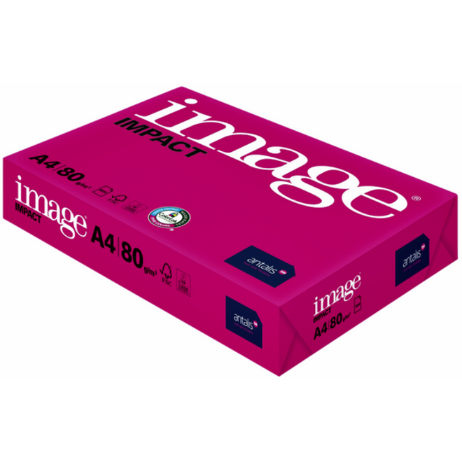 Kopieerpapier Image Impact A4 80gr wit 500vel