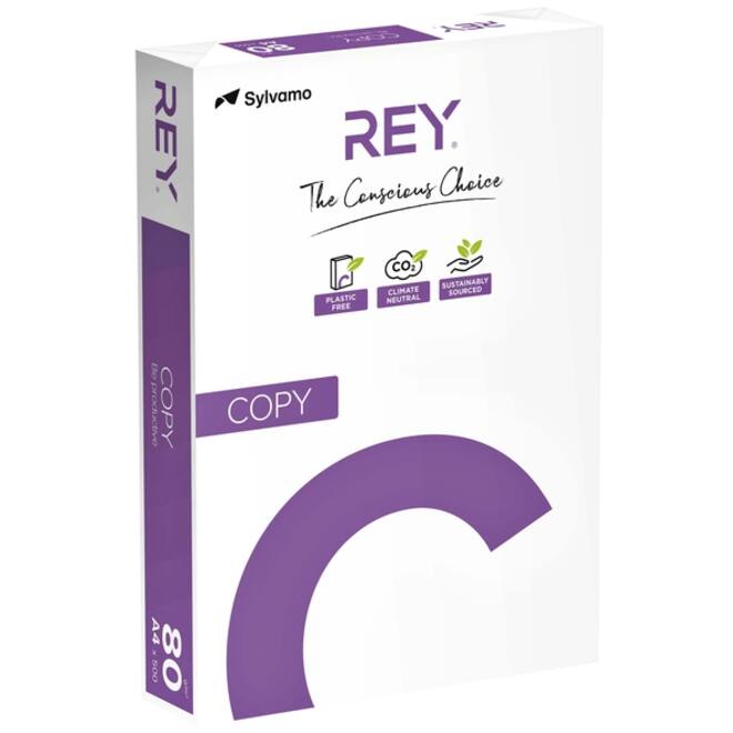 Kopieerpapier Rey Copy A4 80gr wit 500vel