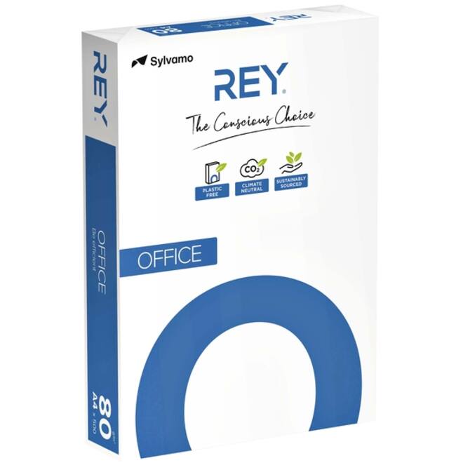 Kopieerpapier Rey Office A4 80gr wit 500vel