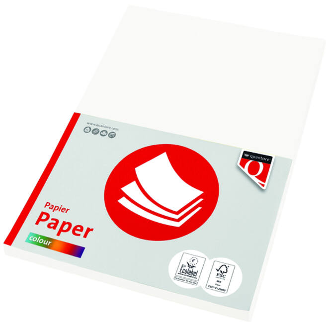 Kopieerpapier Quantore Colour A4 80gr wit 100vel