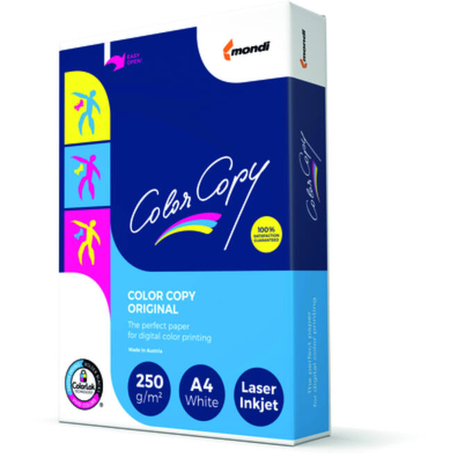 Laserpapier Color Copy A4 250gr wit 125vel