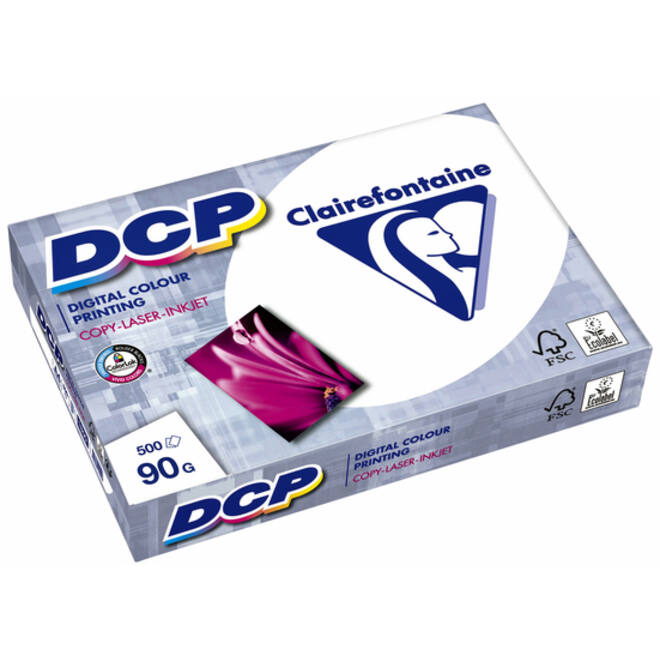 Laserpapier Clairefontaine DCP A4 90gr wit 500vel