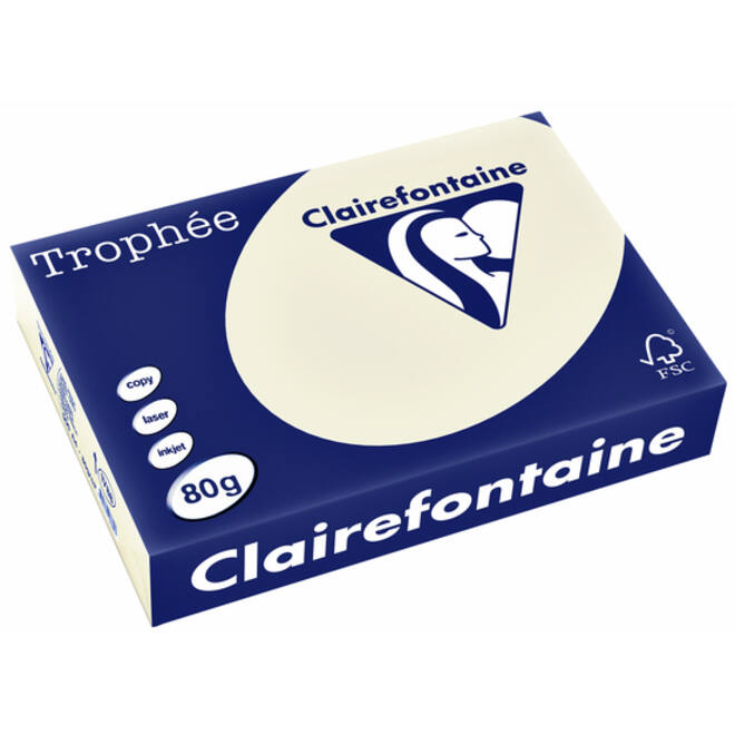 Kopieerpapier Trophee A4 80gr parelgrijs 500vel