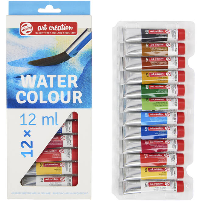 Talens Art Creation aquarel set 12 tubes 12 ml