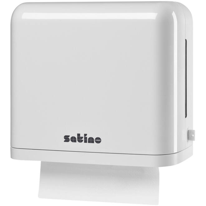 Handdoekdispenser Satino PT3 klein wit 331020