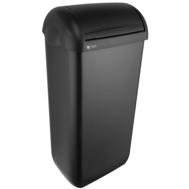 Afvalbak BlackSatino 23L zwart 331830