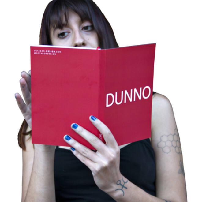 Notitieboek Octàgon DUNNO A5 135x200mm dots rood