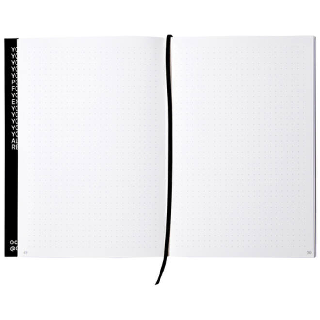 Notitieboek Octàgon Hurt A5 135x200mm dots zwart