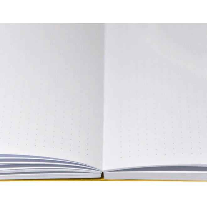 Notitieboek Octàgon FUN A5 135x200mm dots geel