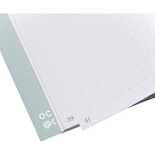 Notitieboek Octàgon CALM A5 135x200mm dots lichtblauw